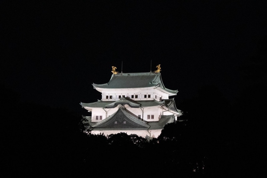 Nagoya Castle's golden shachihoko roof ornaments